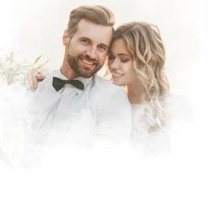 Photo de mariés par animateur DJ mariage Leonardo Animation